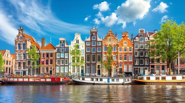 Amsterdam canal view